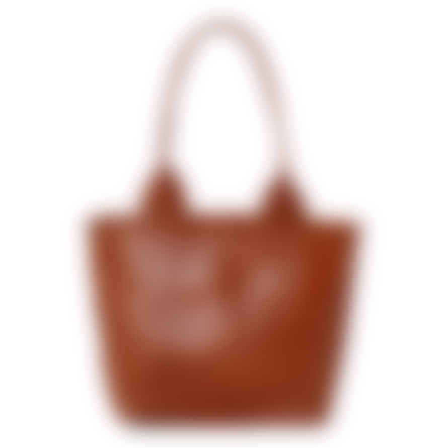 Atelier Marrakech Large Leather Tote Light Brown