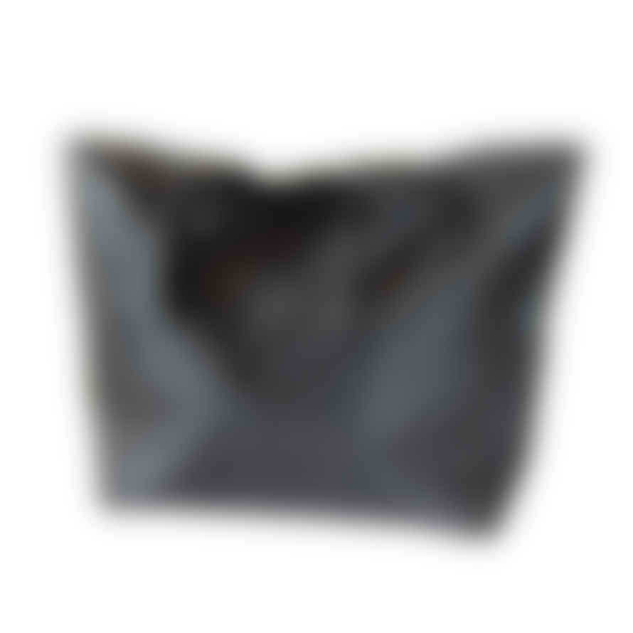 Atelier Marrakech Small  Woven Leather Tote Handbag Black