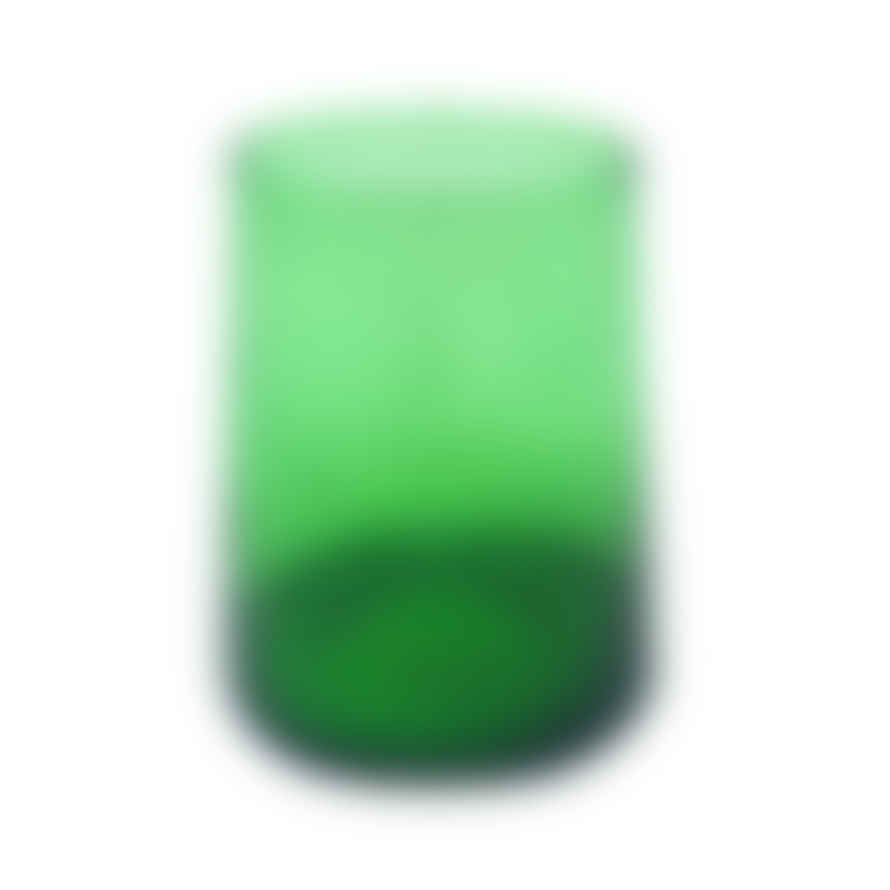 BELDI Shot Espresso ⌀6cm x 5cm H Inverted Recycled Drinking Glass Green