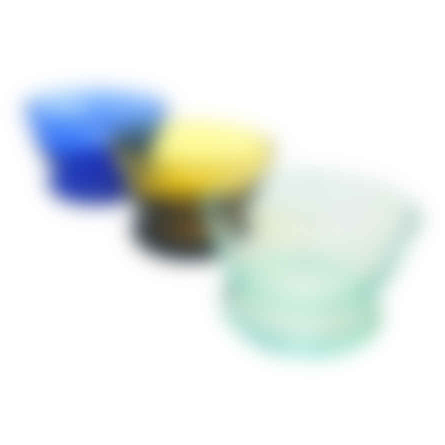 BELDI Clear / Regular ⌀ 15cm Glass Bowls Recycled Handblown