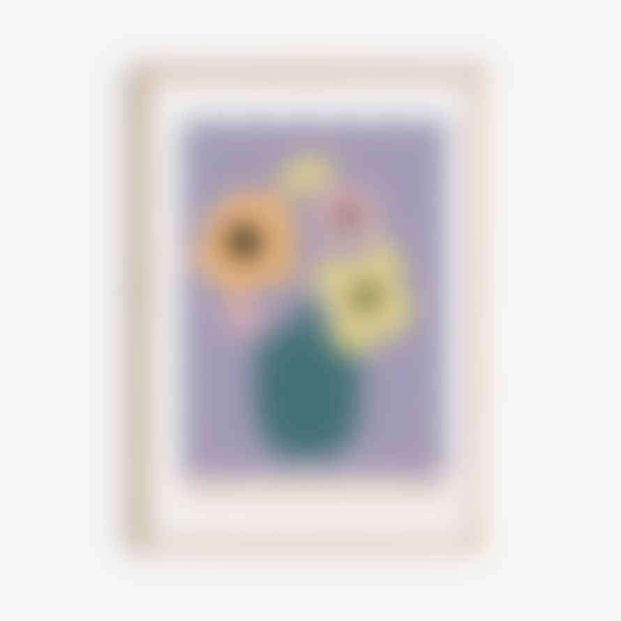 PROPER GOOD Poppy August Birth Flower Print - A4