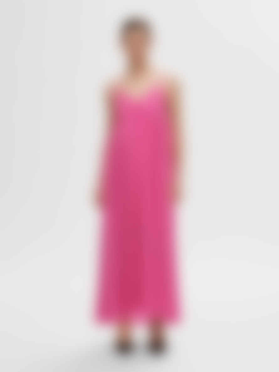 Selected Femme - Sleeveless Maxi Dress Flower Fabric