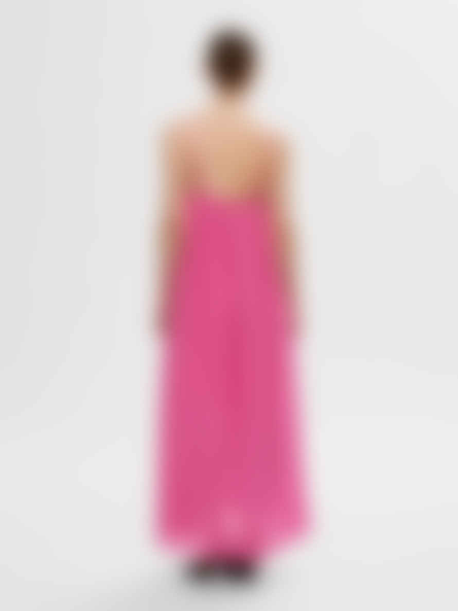 Selected Femme - Sleeveless Maxi Dress Flower Fabric