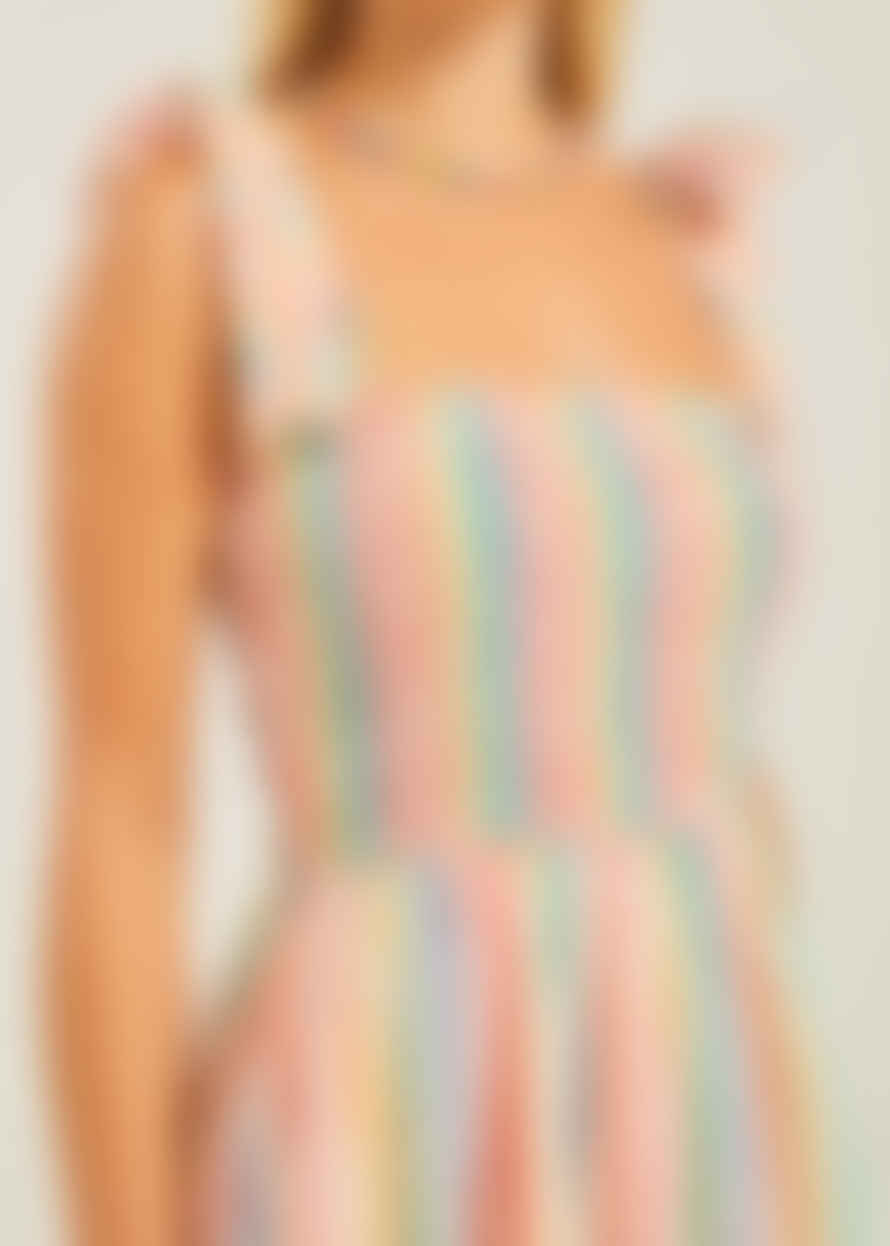 Pink City Prints Rainbow Stripe Zazie Dress