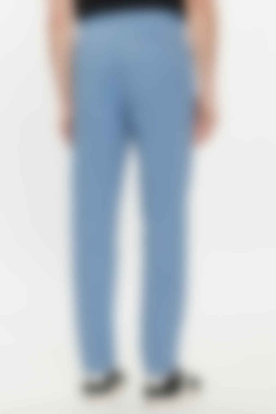 Hugo Boss Boss - Kane-l Light Pastel Blue Regular Fit Trousers In Stretch Cotton Gabardine 50497787 294