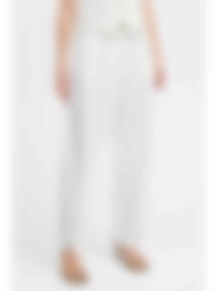 b.young Bydeceri Button Trousers Marshmallow