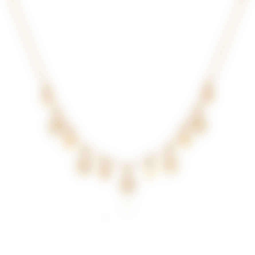 Anna Beck Teardrop Charm Collar Necklace In Gold 4251ng Gld