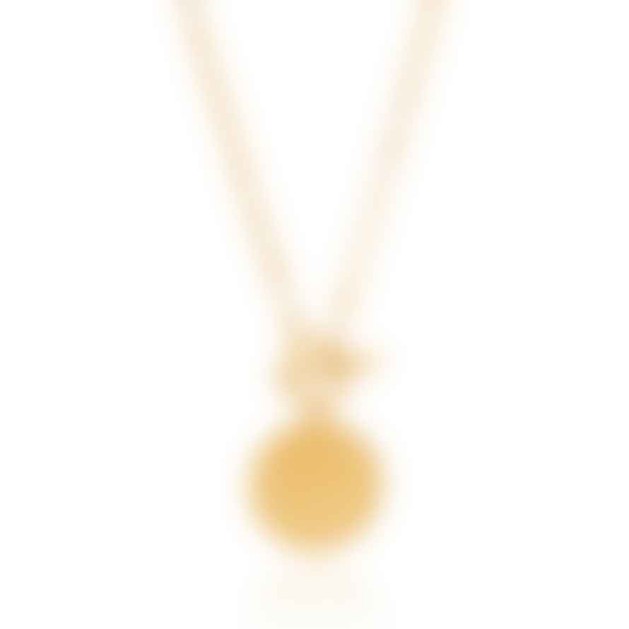 Anna Beck Contrast Dotted Circle Toggle Necklace In Gold Nk10573 Gld