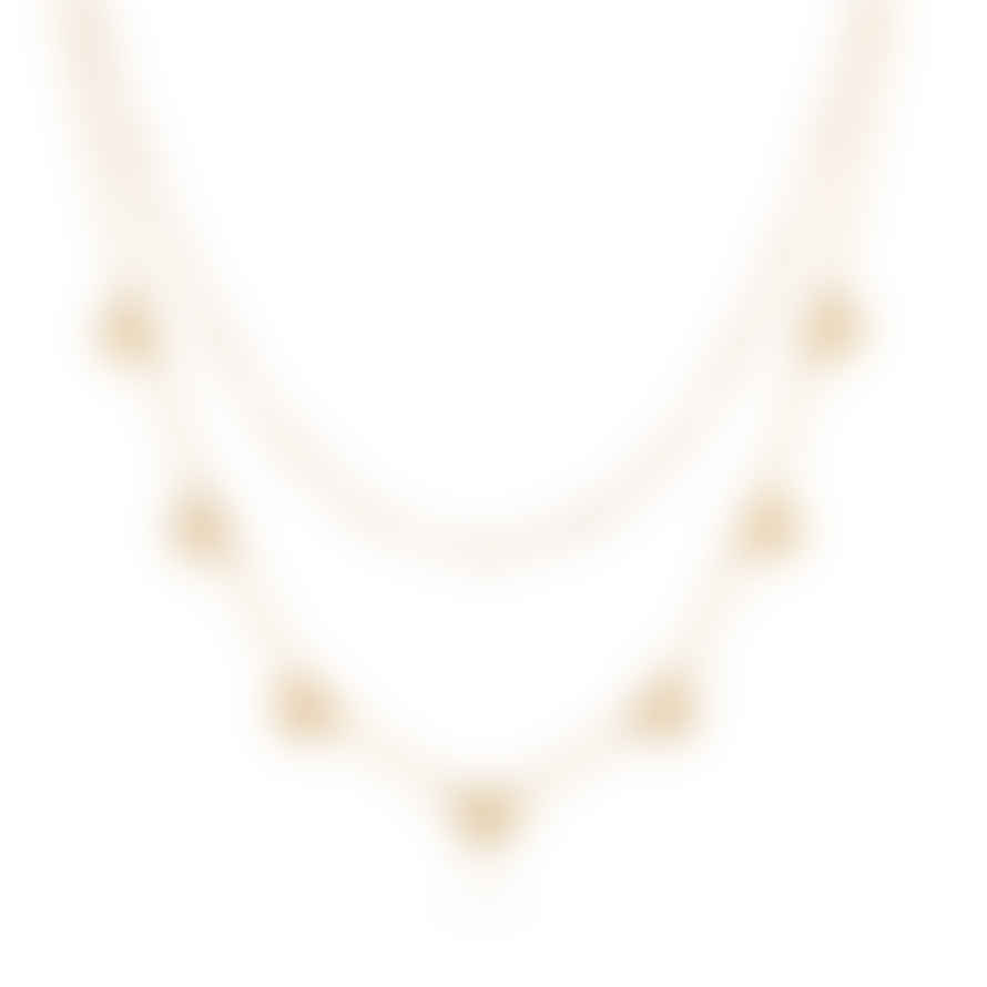 Anna Beck Double Chain Disc Necklace