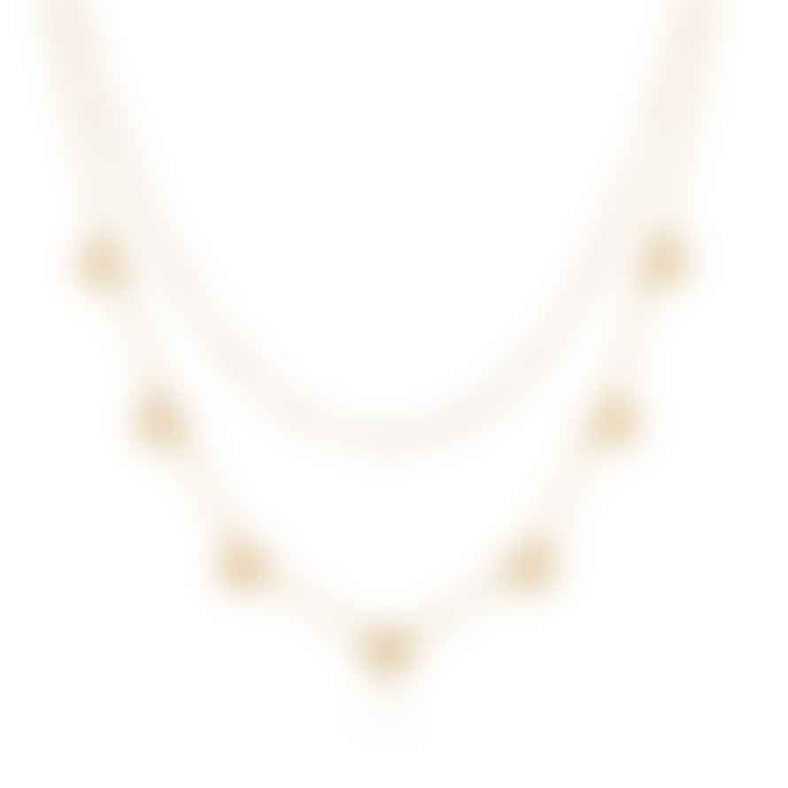 Anna Beck Double Chain Necklace In Gold 4047n Gld