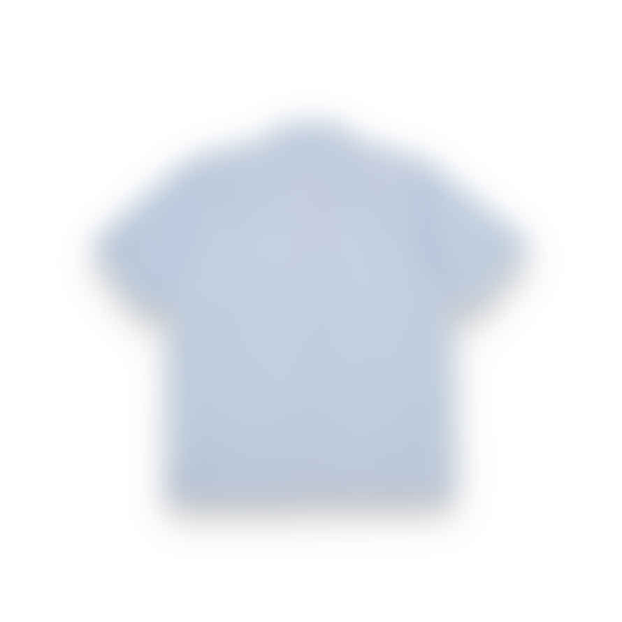 Universal Works Camp Ii Shirt Onda Cotton 30669 Pale Blue