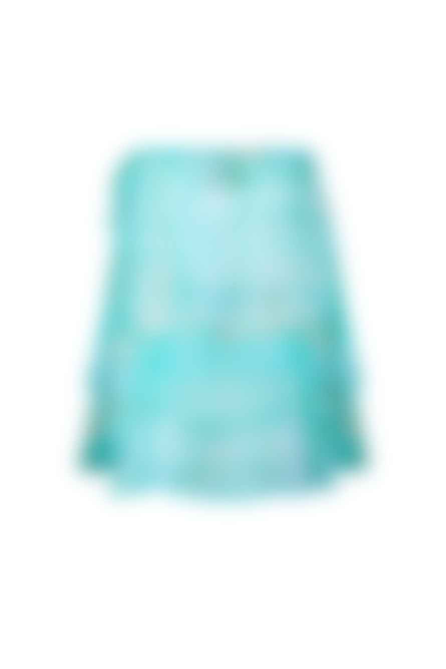Sophia Alexia Aqua Pebbles Tahiti Wrap Skirt