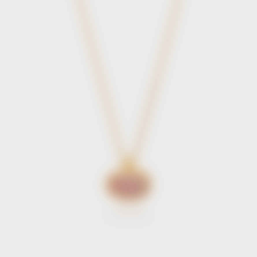 Anna Beck Small Pink Opal Pendant Necklace - Gold