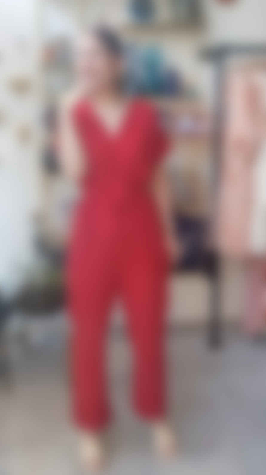 KAIA Ruby Jumpsuit - Red