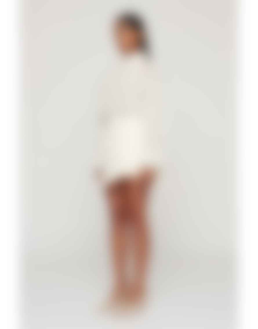 Clea Clea Bowie Raffia Mini Skirt Size: M, Col: Off White