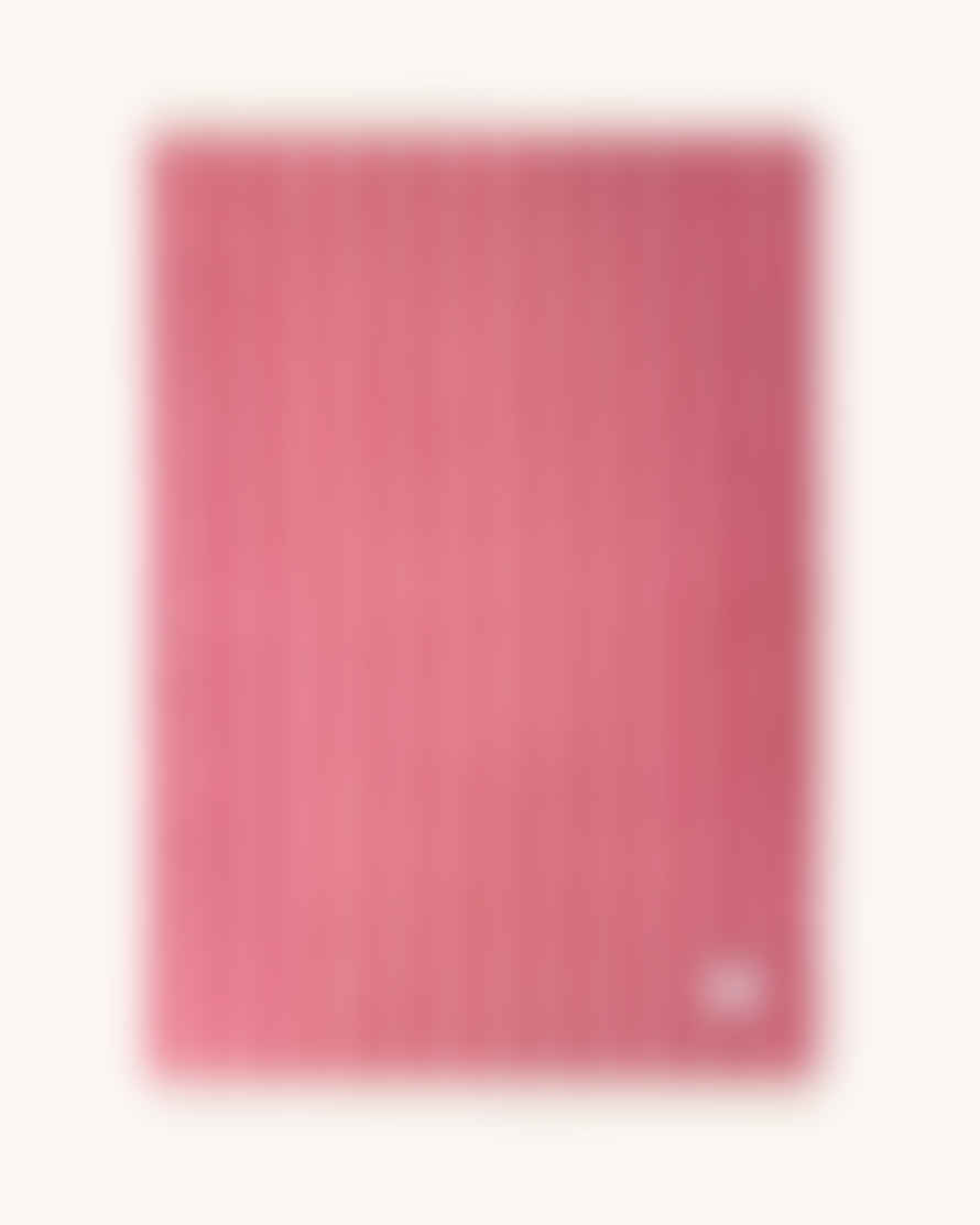 MAISON DEUX Pink Cherry Candy Wrap Blanket