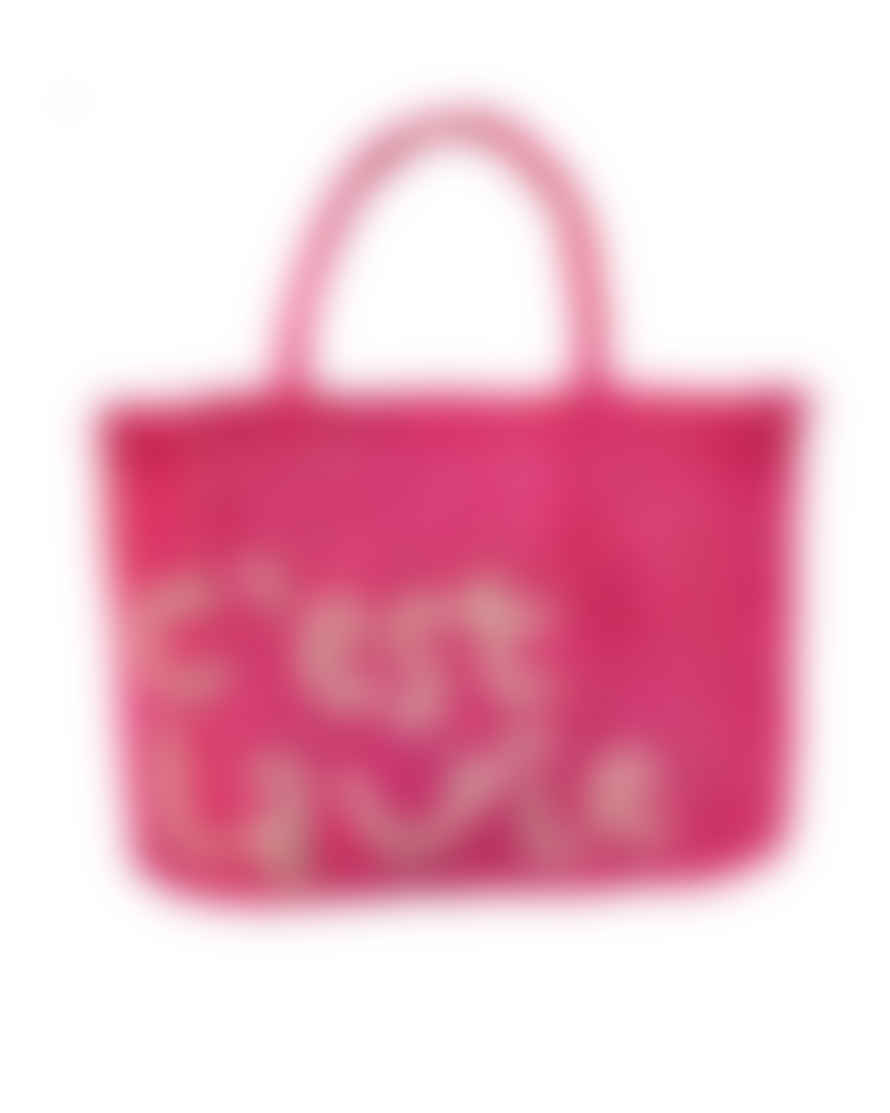 The Jacksons C'est La Vie Small Tote Pink And Natural