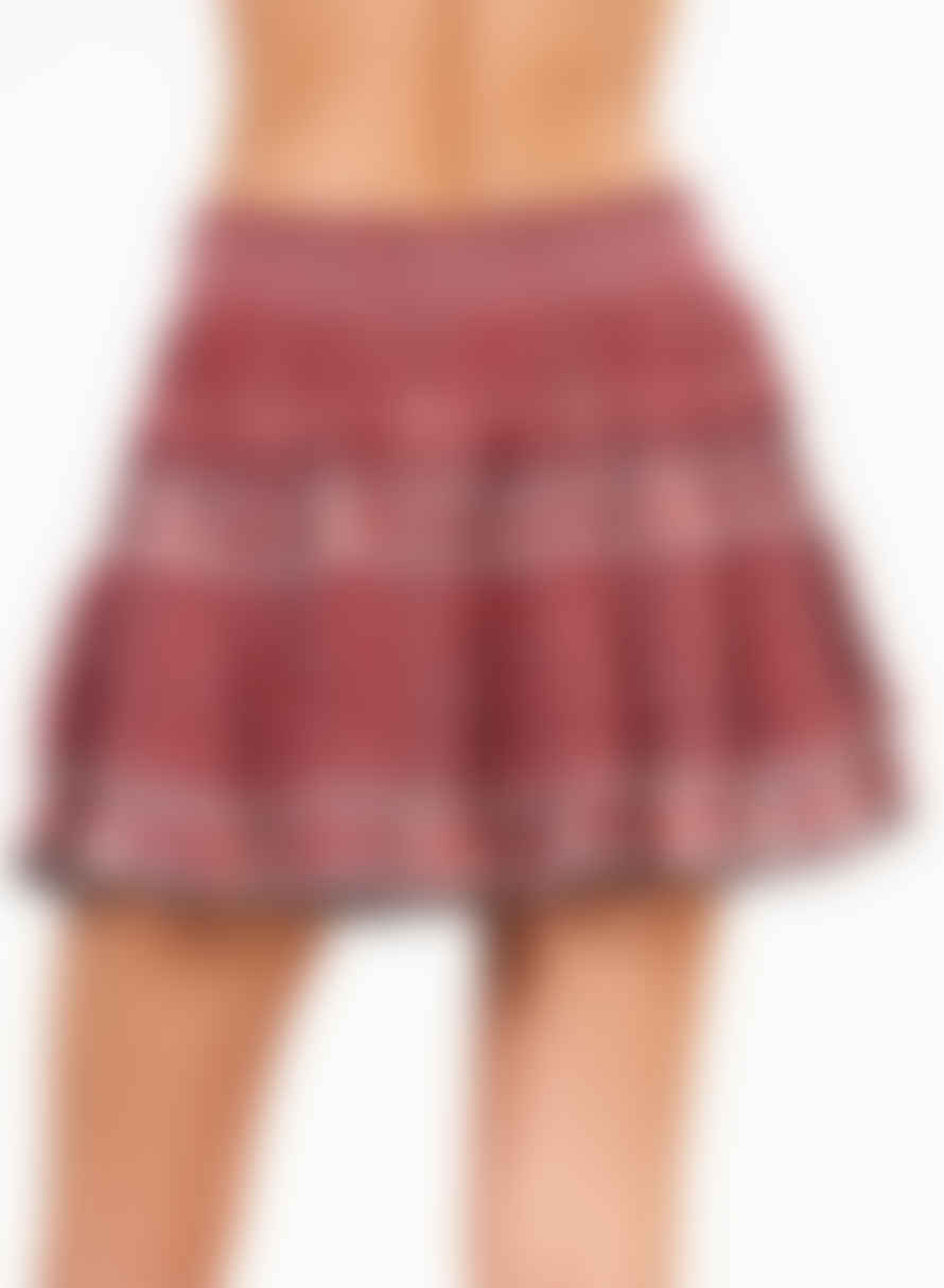 M.A.B.E Mari Mini Skirt - Red