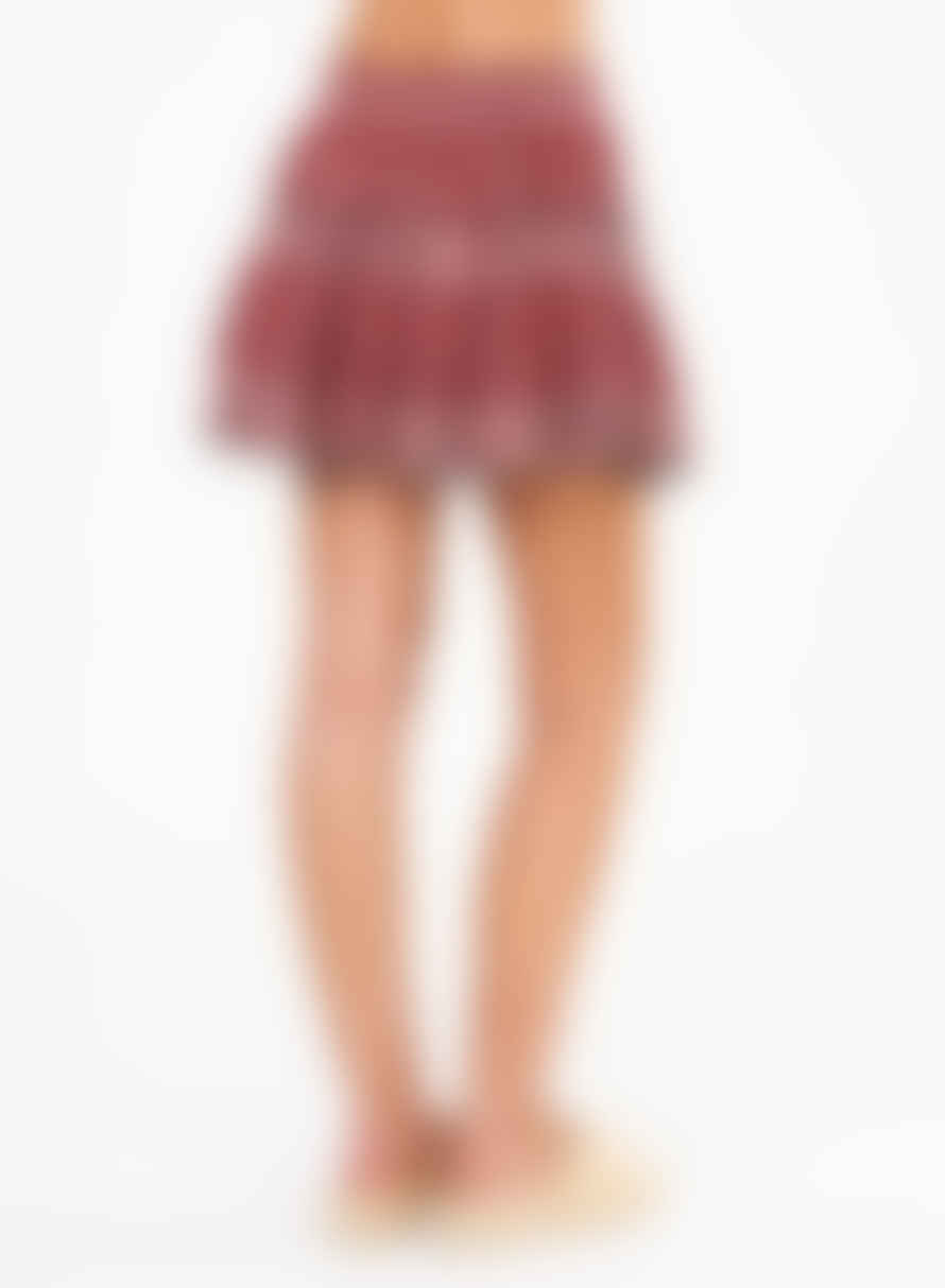 M.A.B.E Mari Mini Skirt - Red