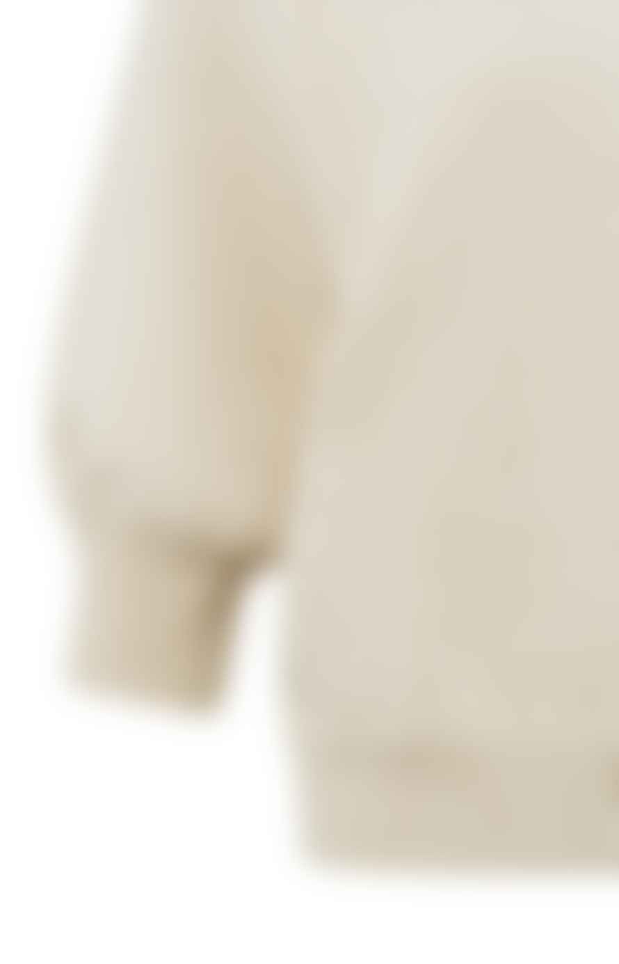 Yaya Sweater With Round Neck And Raglan Sleeves| Summer Sand Melange