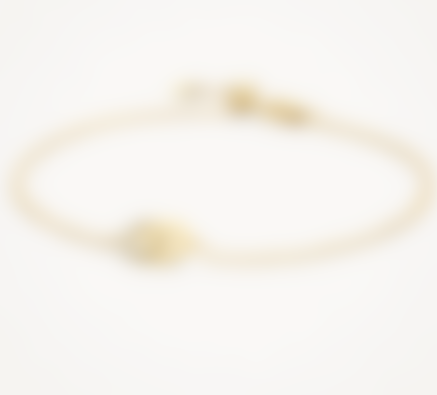 Blush 14k Yellow Gold Interlocking Rings Bracelet