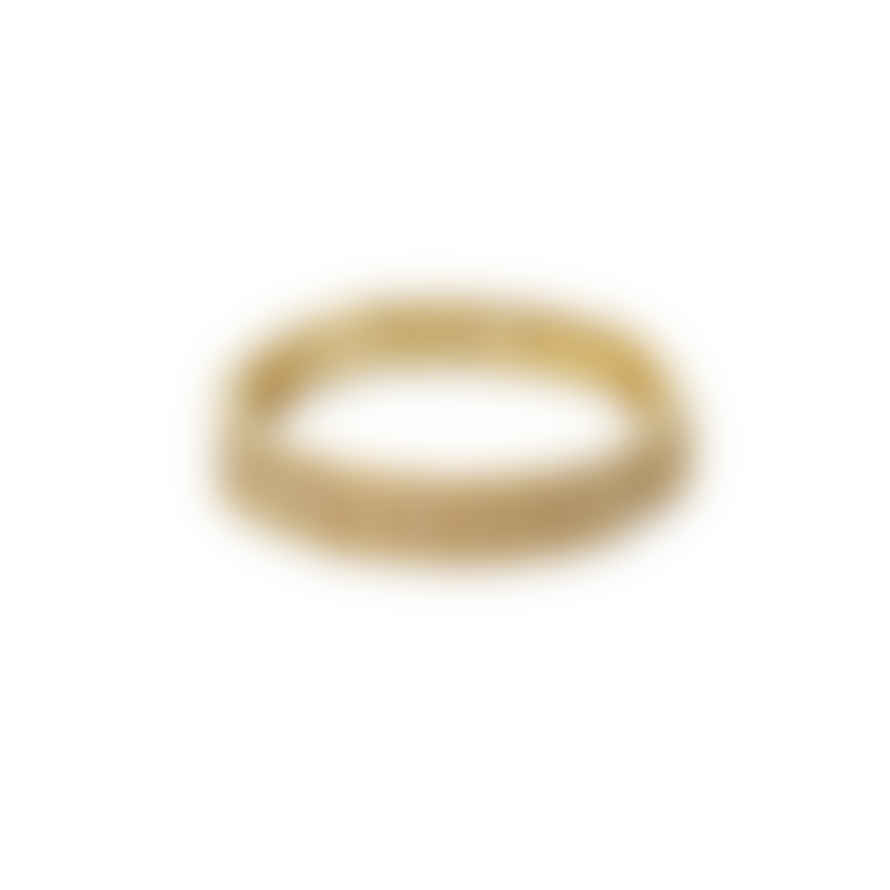 Anisa Sojka Cubic Zirconia Chunky Watch Band Bracelet - Gold