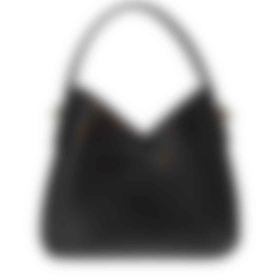 Every Other Squat Slouch Shoulder Bag With Long Strap In Black