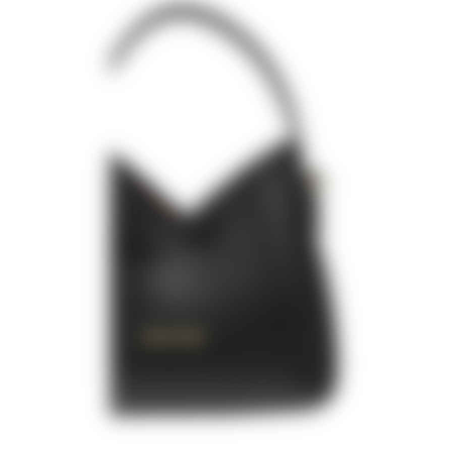 Every Other Squat Slouch Shoulder Bag With Long Strap In Black
