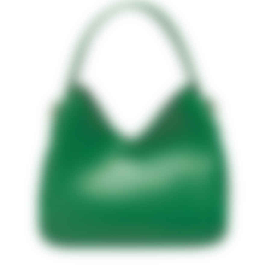 Every Other Squat Slouch Shoulder Bag With Long Strap In Green