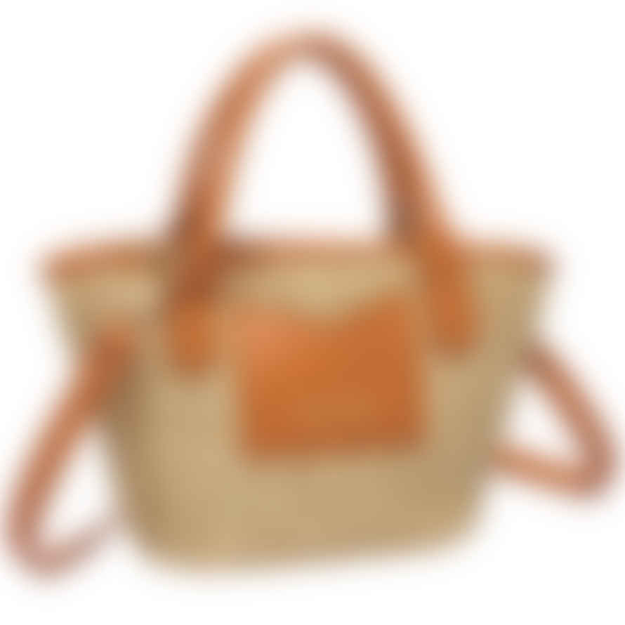 Every Other Small Straw Tote Bag In Tan