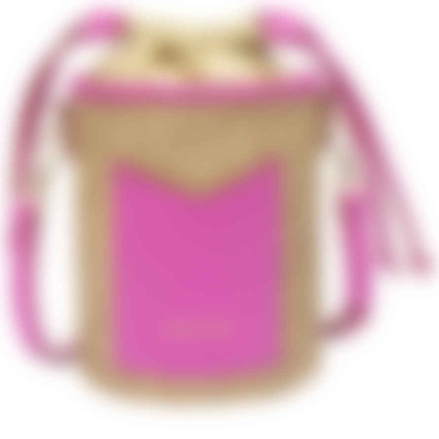 Every Other Cylindrical Drawstring Top Shoulder Bag In Pink