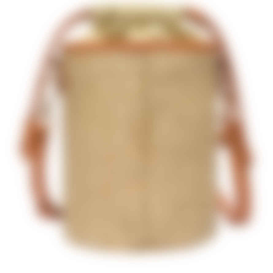 Every Other Cylindrical Drawstring Top Shoulder Bag In Tan