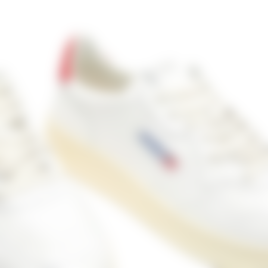 Autry Autry Medalist Low Leather Sneaker White & Red