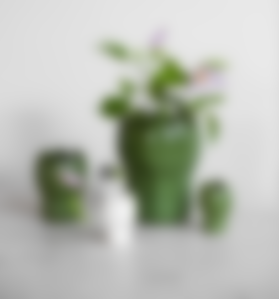 Fine Little Day Krokus Organic Sculpted Vase, Small White Gloss