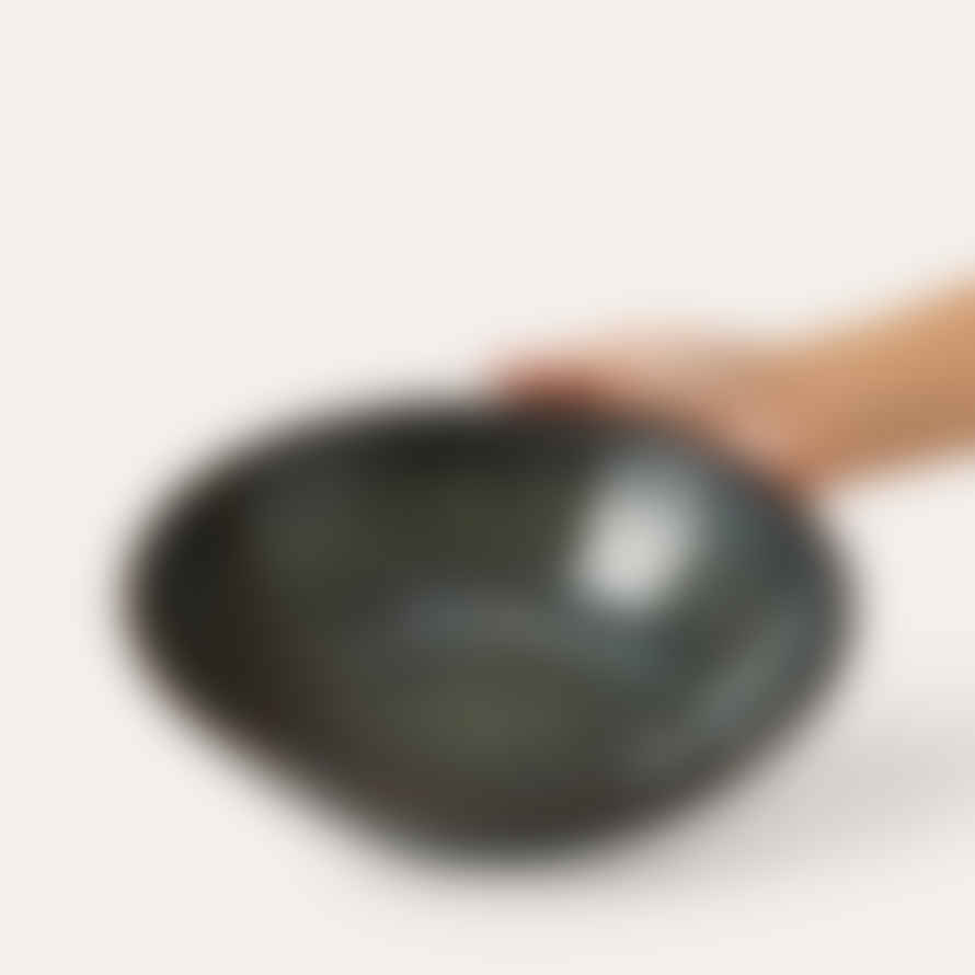 Sthal Deep dinner plate/bowl in Fig