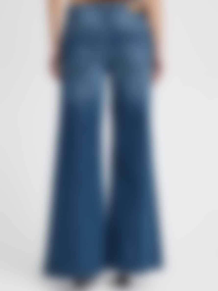 ICHI Twiggy Wide Jeans 32" - Light Blue