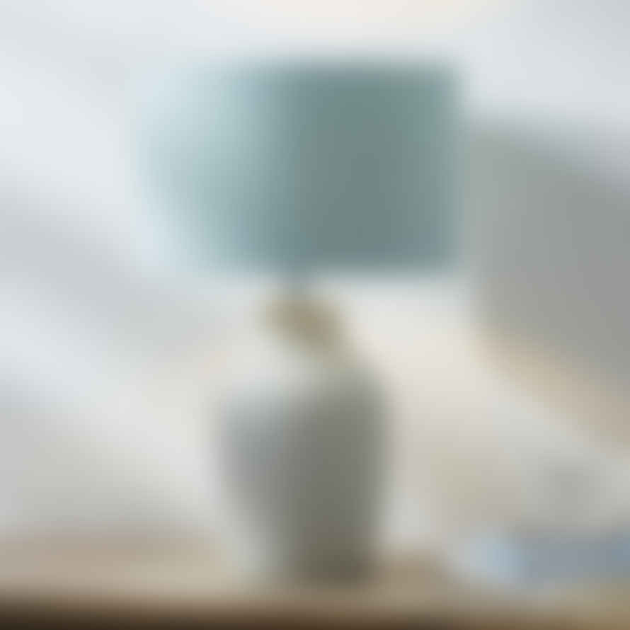 Distinctly Living Nardò Duck Egg Textured Tall Ceramic - Table Lamp