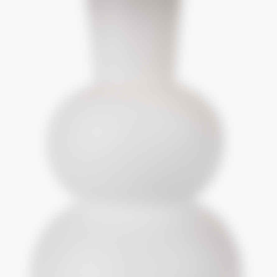 Distinctly Living Sano White Curved Bottle Ceramic - Table Lamp