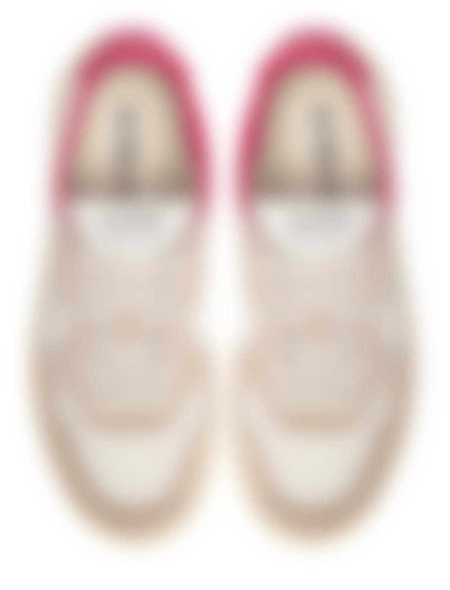 Autry Autry Medalist Low Leather Spirit Of Serve,volley White & Fuchsia