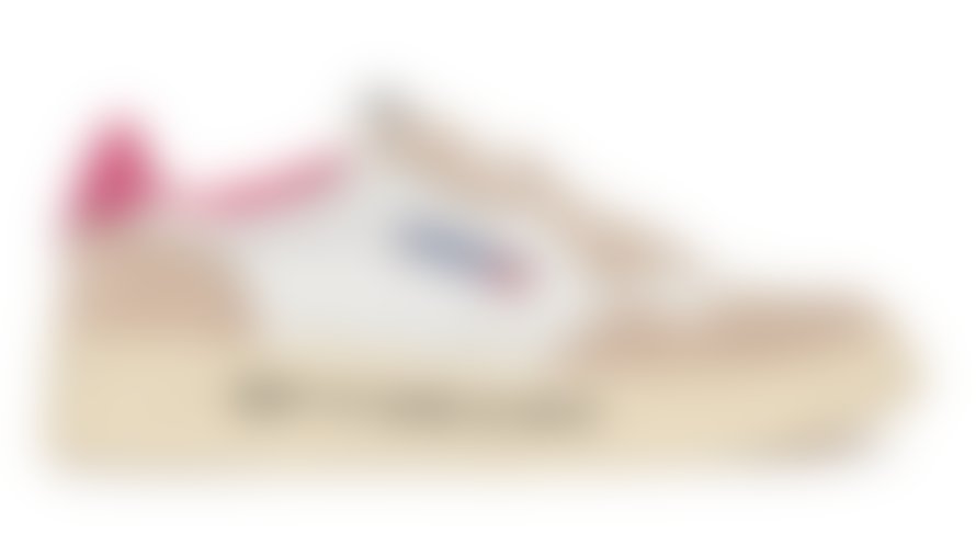 Autry Autry Medalist Low Leather Spirit Of Serve,volley White & Fuchsia