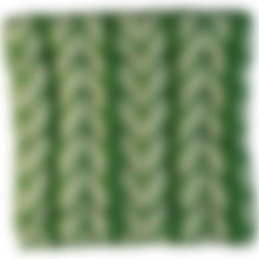 Grand Illusions Seat Pad - Maya Green 40cm X 40cm