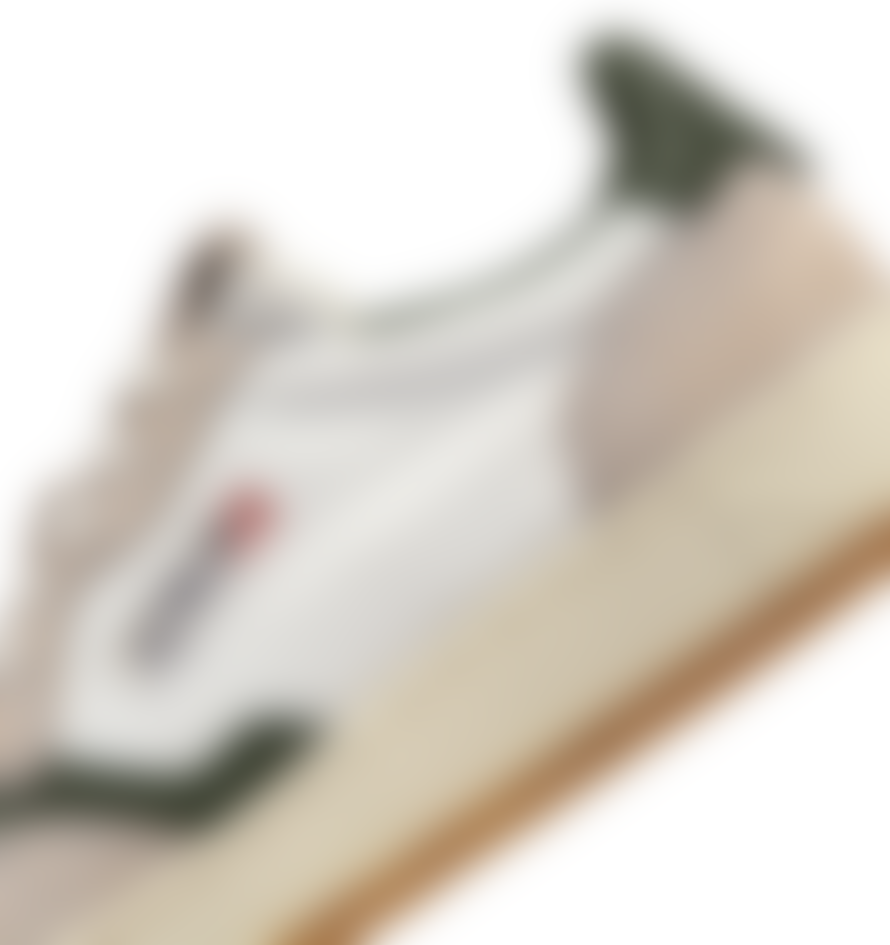 Autry Autry Medalist Low Canvas Sneaker White, Beige & Green