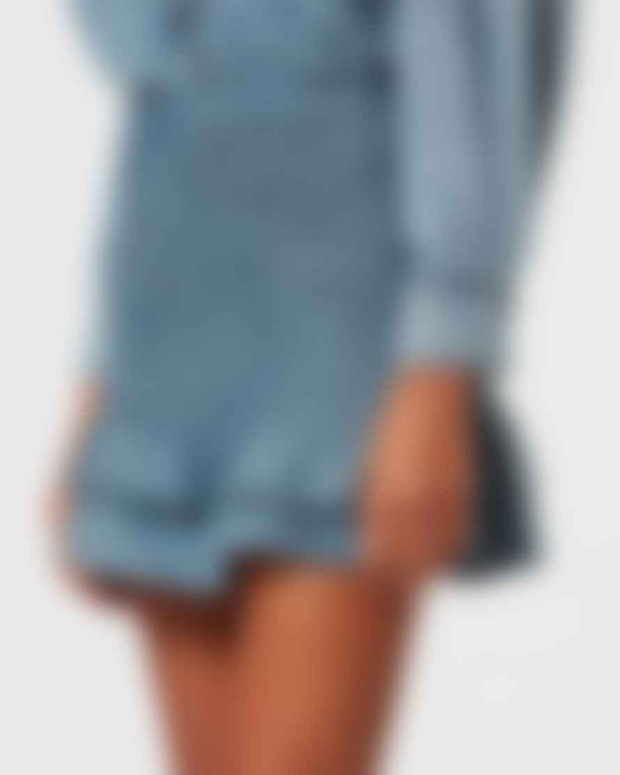 Isabel Marant Blue Cotton Etoile Dorela Short Skirt