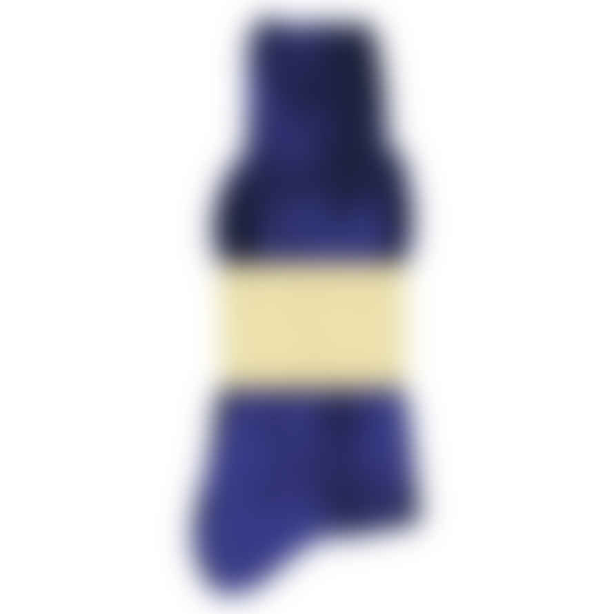 Escuyer Black Strong Blue Tie Dye Socks