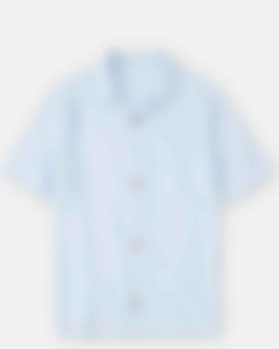 CLOSED Polo Cardigan - Maille Coton - Bleu Horizon