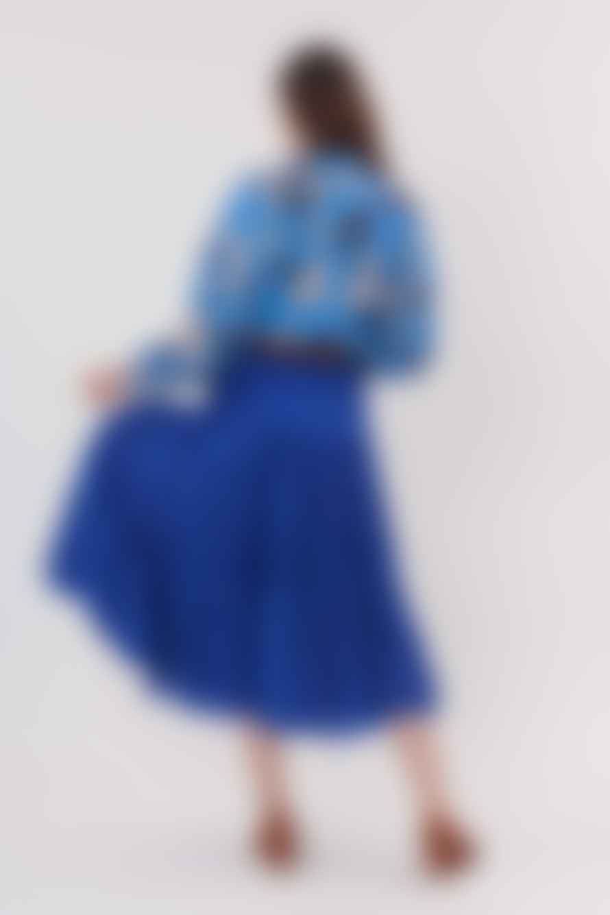 Derhy Sophie Skirt In Azure Blue