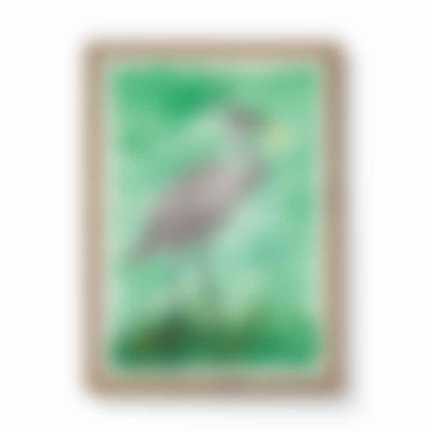 Siobhán Watt A4 Lloyd Park Heron Framed Print