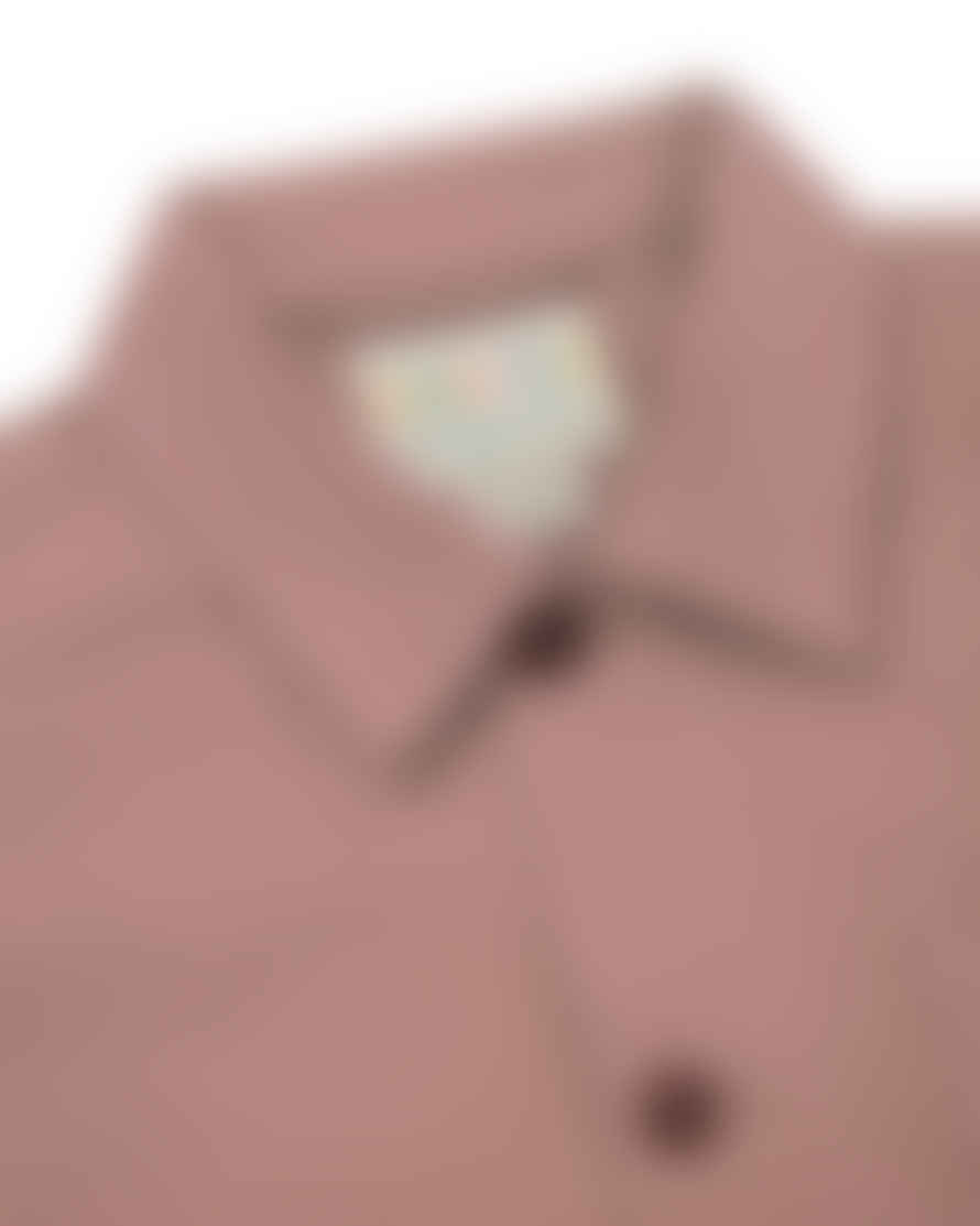 USKEES Buttoned Overshirt #3001 Dusty Pink