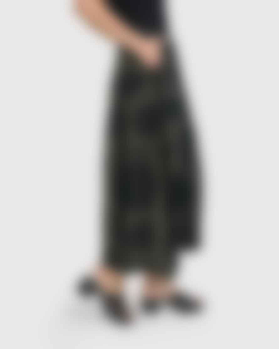 Alembika Khaki Skirt with Black Spot