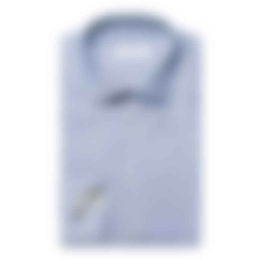 ETON - Blue Slim Fit Cotton & Tencel™ Lyocell Shirt 10001110726